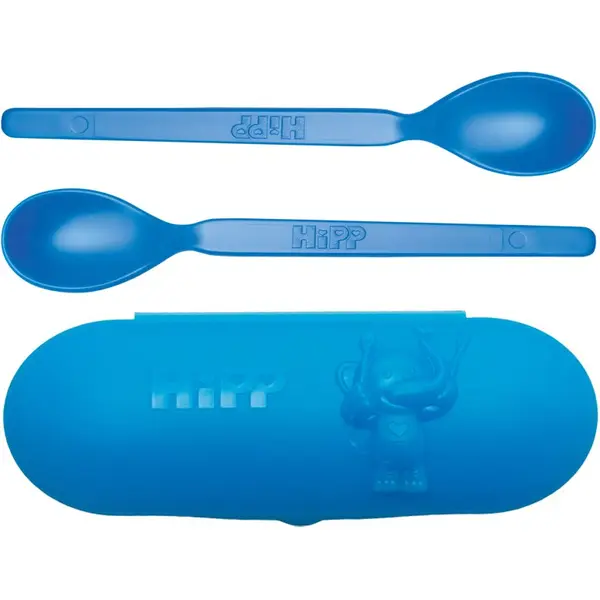 Hipp Hipp Spoons Set jedilni set za pot Blue