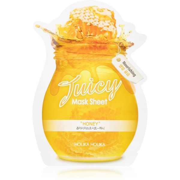 Holika Holika Holika Holika Juicy Mask Sheet Honey maska iz platna z visokim vlažilnim in hranilnim učinkom 20 ml