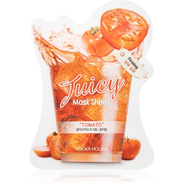 Holika Holika Holika Holika Juicy Mask Sheet Tomato učvrstitvena maska iz platna za konture obraza 20 ml