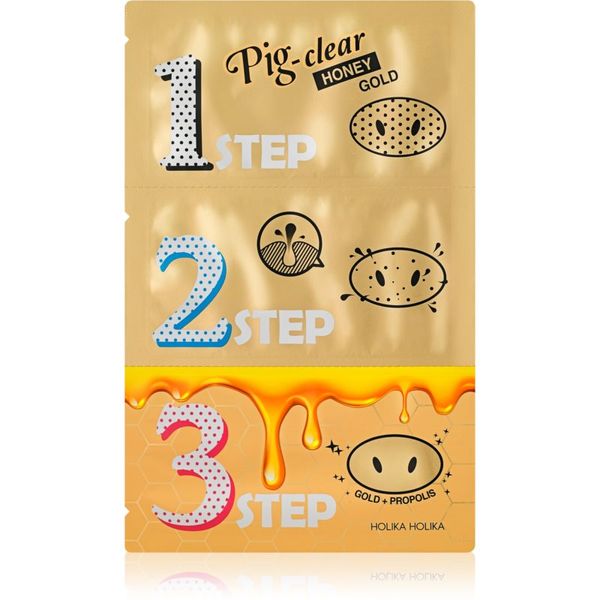 Holika Holika Holika Holika Pig Nose Honey Gold čistilni obliž za zamašene pore na nosu