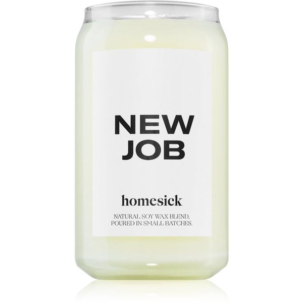 homesick homesick New Job dišeča sveča 390 g