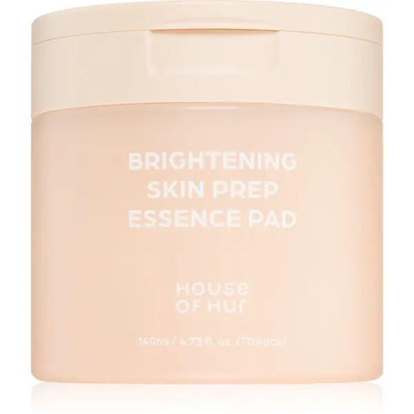 House of Hur House of Hur Brightening Skin Prep Essence Pad tonizirajoče blazinice za poenotenje tona kože 140 ml