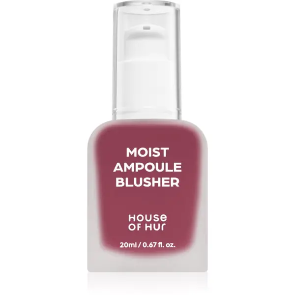 House of Hur House of Hur Moist Ampoule Blusher tekoče rdečilo odtenek 08 Berry Purple 20 ml