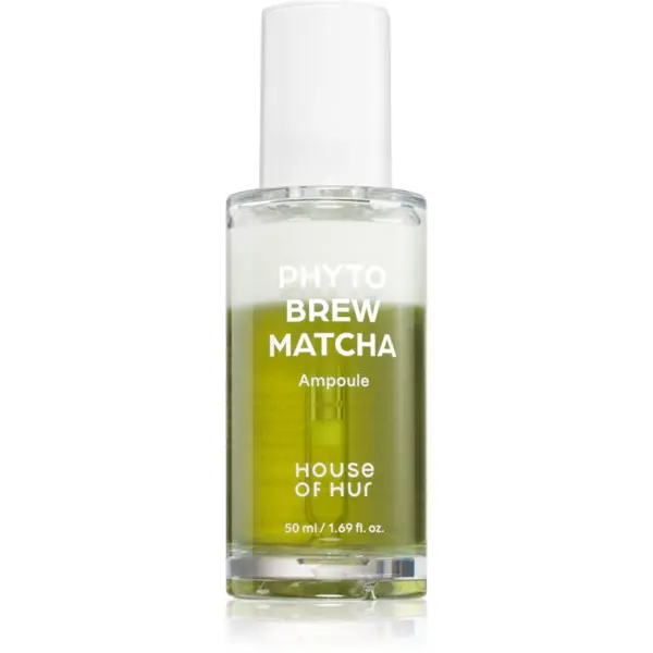 House of Hur House of Hur Phyto Brew Matcha Ampoule vlažilni in pomirjajoči serum za osvetlitev kože 50 ml
