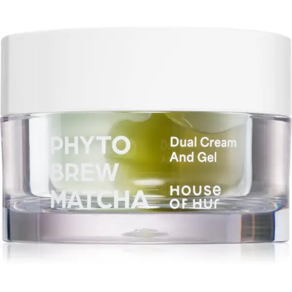 House of Hur House of Hur Phyto Brew Matcha Dual Cream And Gel vlažilna in posvetlitvena krema za obraz dualna 50 ml