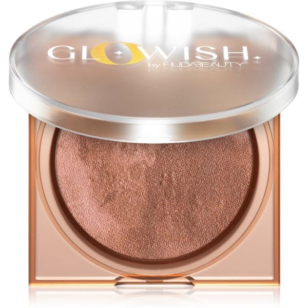 Huda Beauty Huda Beauty Glo Wish Soft Radiance Mini kompaktni bronz puder odtenek 04 - Deep Tan 3 g