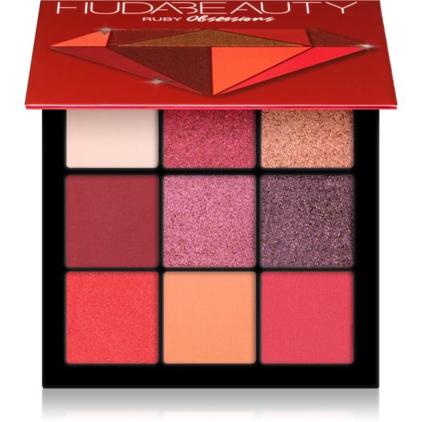 Huda Beauty Huda Beauty Ruby Obsessions paleta senčil za oči 8,4 g