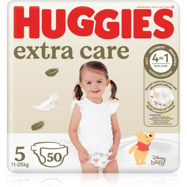 Huggies Huggies Extra Care Size 5 plenice za enkratno uporabo 11-25 kg 50 kos
