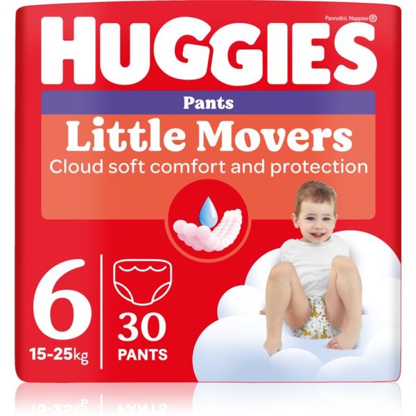 Huggies Huggies Little Movers Pants hlačne plenice za enkratno uporabo 15-25 kg 30 kos