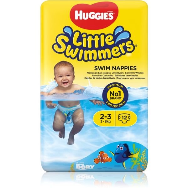 Huggies Huggies Little Swimmers 2-3 kopalne plenice za enkratno uporabo 3-8 kg 12 kos