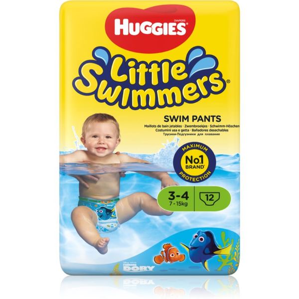 Huggies Huggies Little Swimmers 3-4 kopalne plenice za enkratno uporabo 7-15 kg 12 kos