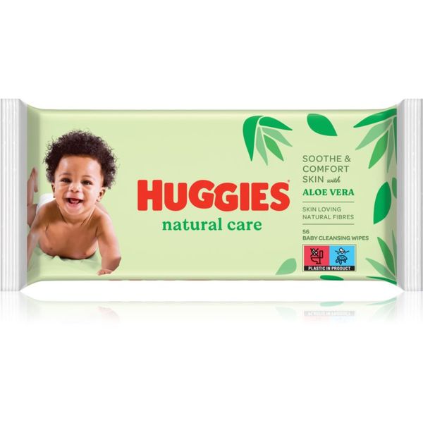 Huggies Huggies Natural Care čistilni robčki z aloe vero 56 kos