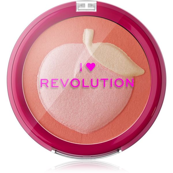 I Heart Revolution I Heart Revolution Fruity Peach kompaktno rdečilo odtenek Peach 9.2 g