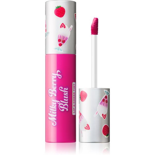 I Heart Revolution I Heart Revolution Milkshake Milky Berry Blush večnamensko ličilo za ustnice in lica odtenek Berry Burst 10 ml