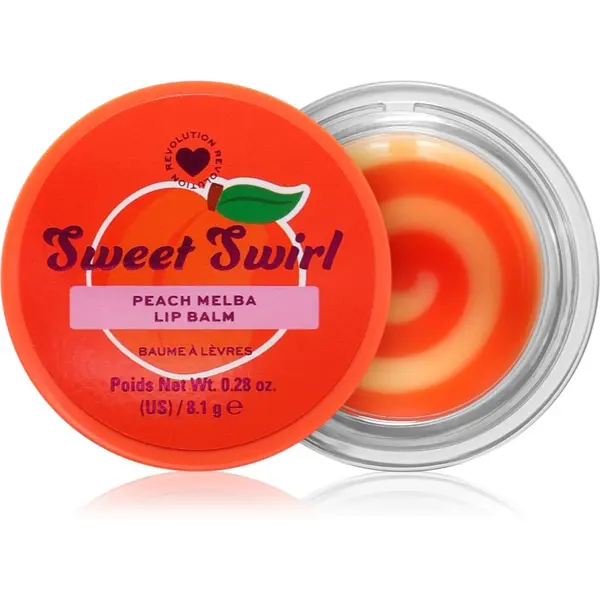 I Heart Revolution I Heart Revolution Sweet Swirl Lip Mask vlažilni balzam za ustnice odtenek Peach Melba 8.1 g