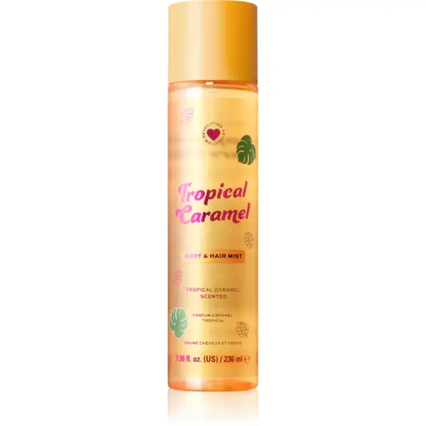 I Heart Revolution I Heart Revolution Tropical Caramel Body an Hair Mist odišavljeno pršilo za telo in lase za ženske 236 ml