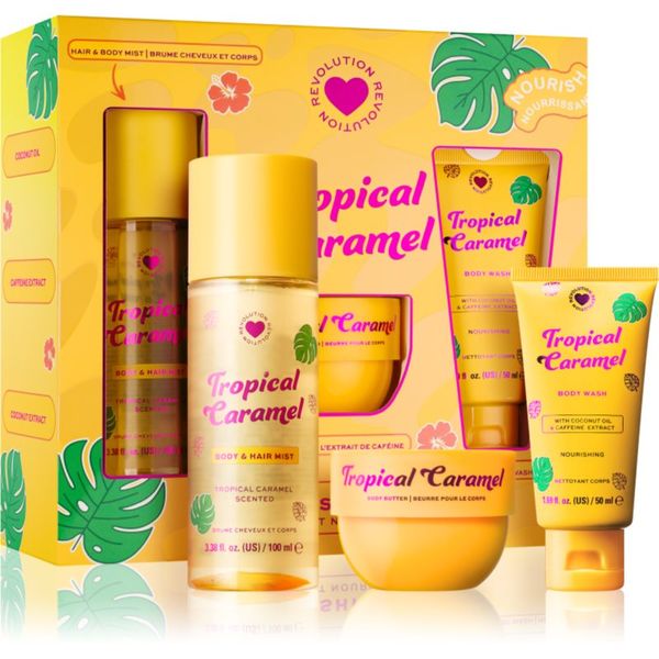 I Heart Revolution I Heart Revolution Tropical Caramel darilni set (za telo)