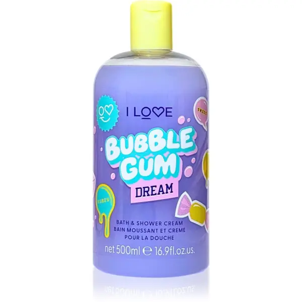 I Love I Love Bubble Gum Dream gel za prhanje 500 ml