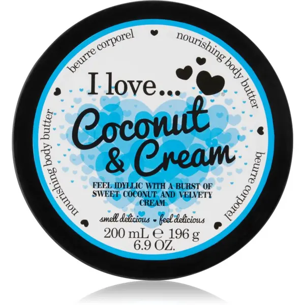 I Love I Love Coconut & Cream maslo za telo 200 ml