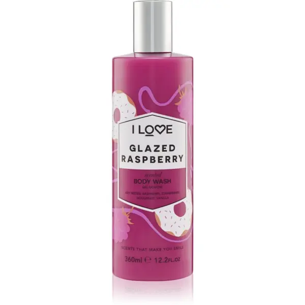 I Love I Love Glazed Raspberry gel za prhanje 350 ml