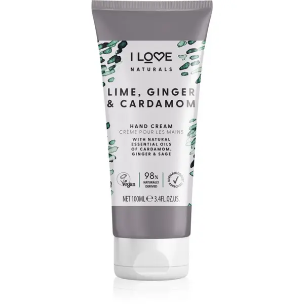 I Love I Love Naturals Lime, Ginger & Cardamom krema za roke 100 ml