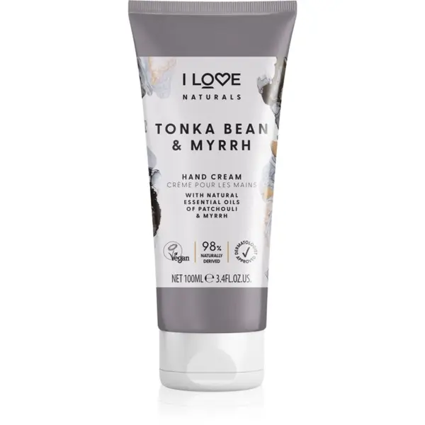 I Love I Love Naturals Tonka Bean & Myrrh krema za roke 100 ml