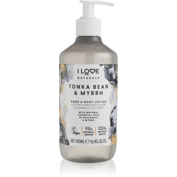 I Love I Love Naturals Tonka Bean & Myrrh losjon za telo 500 ml