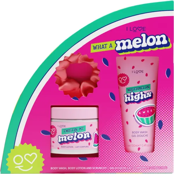 I Love I Love What a Melon darilni set za telo