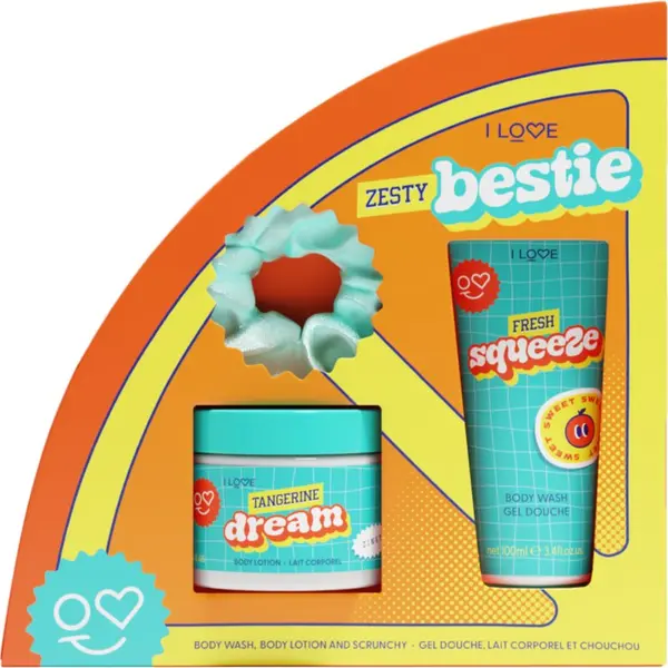 I Love I Love Zesty Bestie darilni set dišave Zesty Orange