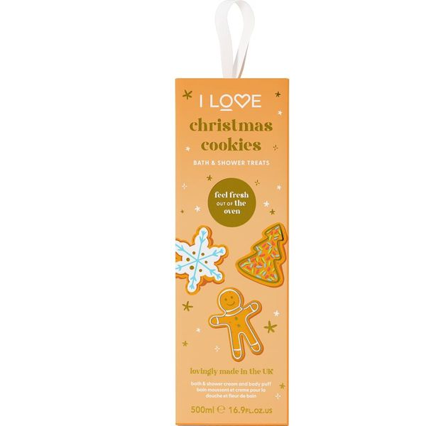 I love... I love... Bathtime Treats Christmas Cookies darilni set za tuš