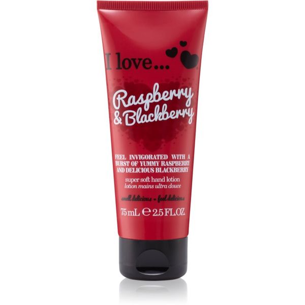 I love... I love... Raspberry & Blackberry krema za roke 75 ml