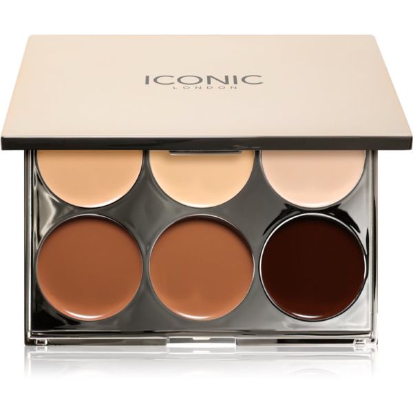 ICONIC London ICONIC London Multi-Use Sculpting Palette večnamenska paleta za obraz 6x2 g