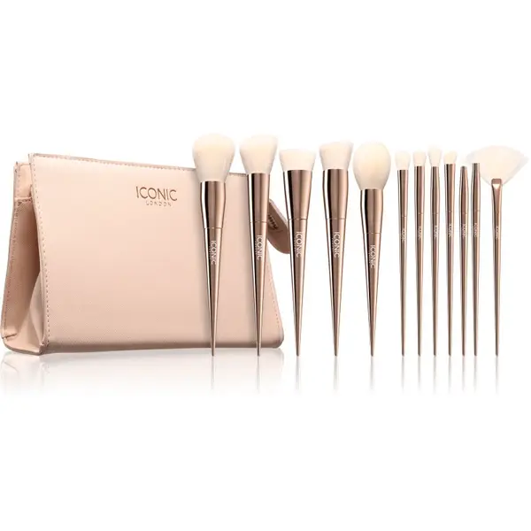 ICONIC London ICONIC London Ultimate Brush Set Set čopičev s torbico