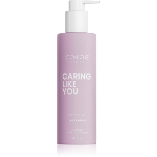 ICONIQUE Professional ICONIQUE Professional CARING LIKE YOU Deep Hydration Conditioner 250ml globinsko vlažilni balzam za suhe in poškodovane lase 250 ml