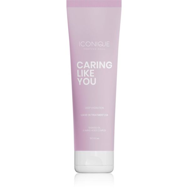 ICONIQUE Professional ICONIQUE Professional CARING LIKE YOU Deep Hydration Leave-in treatment 150 ml nega brez spiranja za suhe in poškodovane lase 150 ml