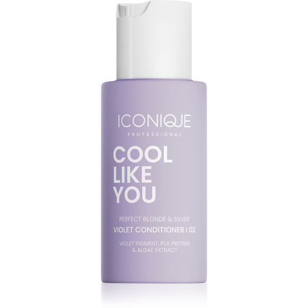 ICONIQUE Professional ICONIQUE Professional COOL LIKE YOU Perfect Blonde & Silver Violet balzam za nevtralizacijo rumenih odtenkov 70 ml