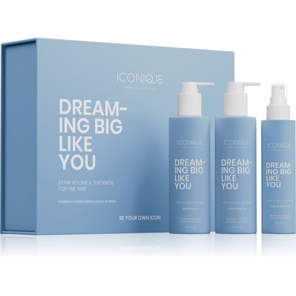 ICONIQUE Professional ICONIQUE Professional DREAMING BIG LIKE YOU Volume & Thickness Set: Shampoo 250 ml, Conditioner 250 set za povečanje volumna