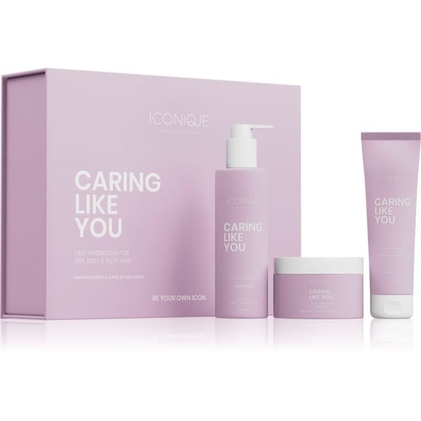 ICONIQUE Professional ICONIQUE Professional DREAMING BIG LIKE YOU Volume & Thickness Set: Shampoo 250 ml, Leave-in treatme set za suhe in poškodovane lase