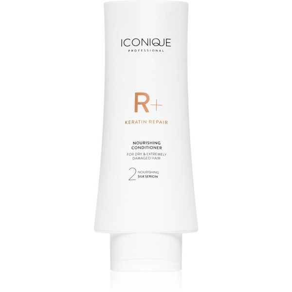 ICONIQUE Professional ICONIQUE Professional R+ Keratin repair Nourishing conditioner keratinski obnovitveni balzam za suhe in poškodovane lase 200 ml