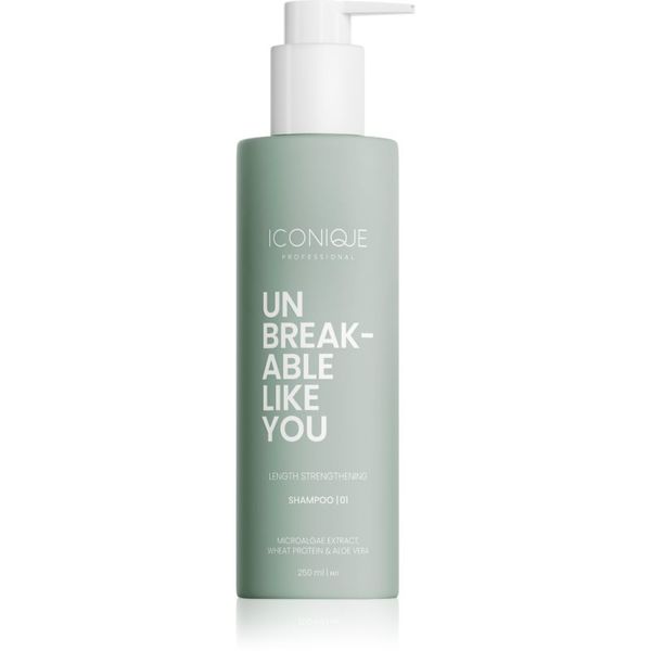 ICONIQUE Professional ICONIQUE Professional UNBREAKABLE LIKE YOU Length Strengthening šampon za krepitev dolžin las 250 ml
