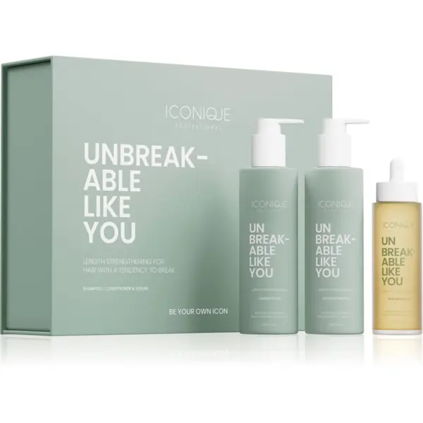 ICONIQUE Professional ICONIQUE Professional UNBREAKABLE LIKE YOU Length Strengthening Set set za krepitev las