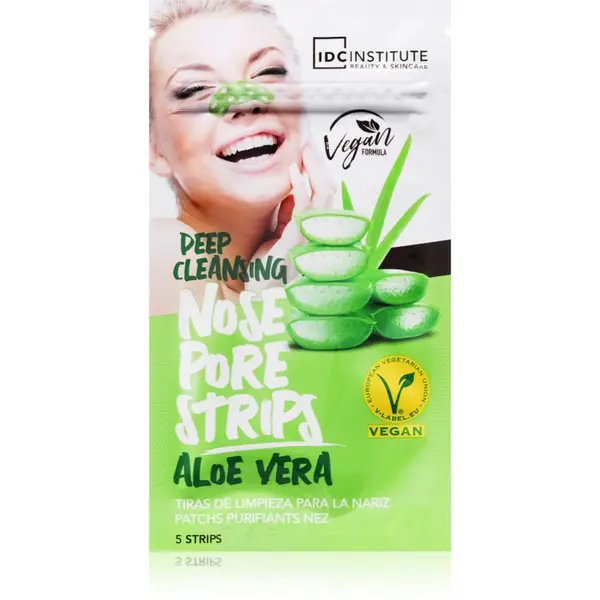 IDC INSTITUTE IDC Institute Aloe Vera čistilni trakovi za nos 5 kos