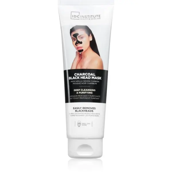 IDC INSTITUTE IDC Institute Charcoal luščilna maska proti črnim pikicam z aktivnim ogljem 120 ml