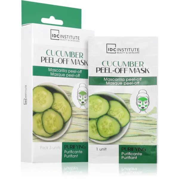 IDC INSTITUTE IDC Institute Cucumber luščilna maska za obraz 3x8 g