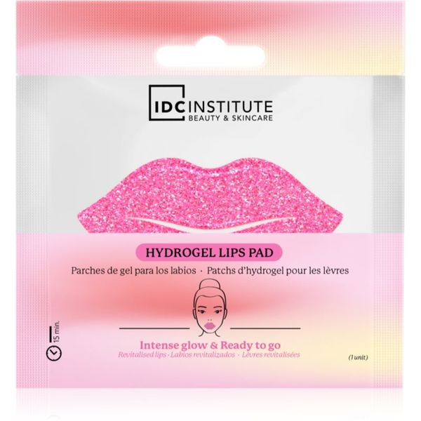 IDC INSTITUTE IDC Institute Glitter Lip Pink hidrogelna maska ​​za ustnice 1 kos