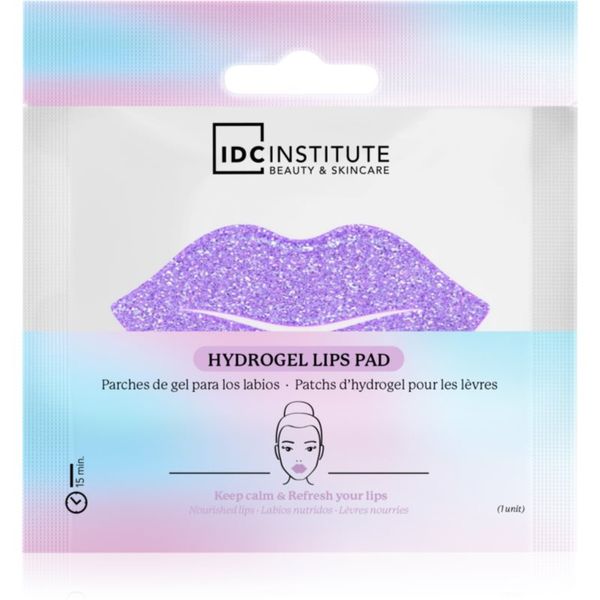 IDC INSTITUTE IDC Institute Glitter Lip Purple hidrogelna maska ​​za ustnice 1 kos