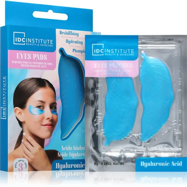IDC INSTITUTE IDC Institute Hyaluronic Acid Eye Patches hidrogel blazinice proti podočnjakom 3 par