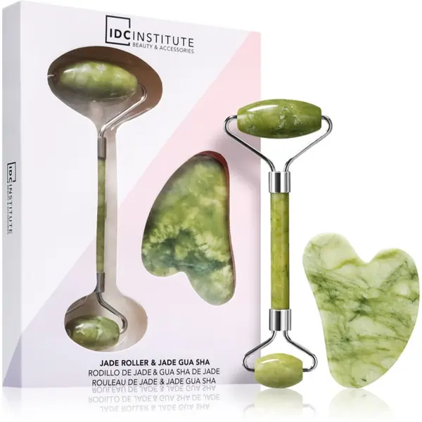 IDC INSTITUTE IDC Institute Jade pripomoček za masažo za obraz 2 kos
