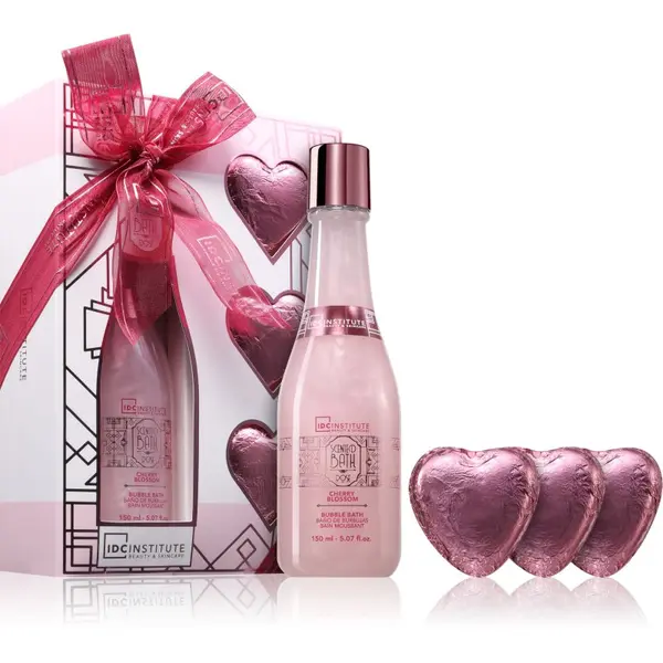 IDC INSTITUTE IDC Institute Scented Bath Rose Bubble Bath Set darilni set za ženske