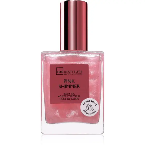IDC INSTITUTE IDC Institute Shimmer Pink bleščeče olje za telo 45 ml
